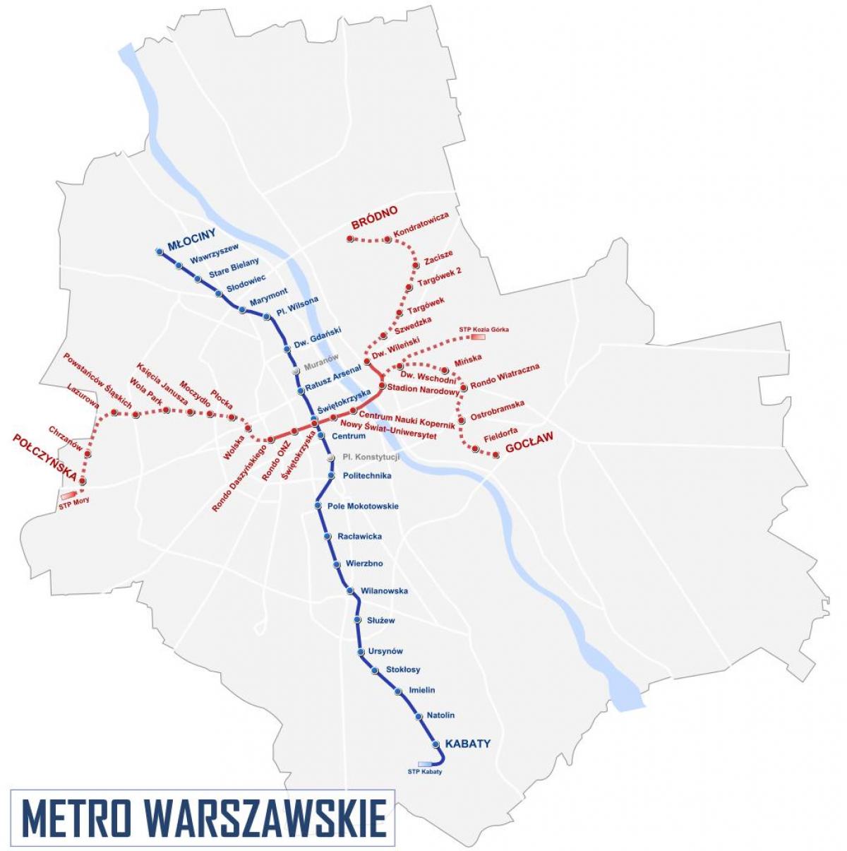 metro kat jeyografik Warsaw