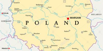 Warsaw kote sou kat jeyografik mond lan