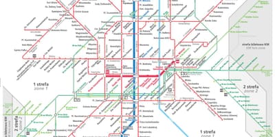 Warsaw transpò kat jeyografik